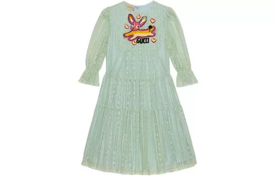 Платье детское Gucci, мятный