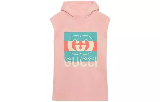 Платье детское Gucci без рукавов, розовый