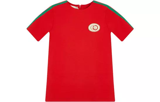Платье Gucci детское, красный / зеленый