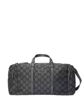 Gucci дорожная сумка с узором GG Supreme, серый