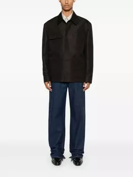 Gucci джинсы с нашивкой-логотипом, синий