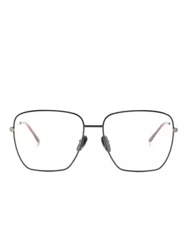Gucci Eyewear массивные очки GG1414O с логотипом Interlocking G, черный