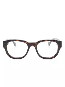 Gucci Eyewear очки черепаховой расцветки, коричневый