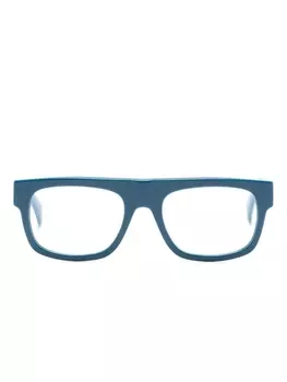 Gucci Eyewear очки GG1137O в квадратной оправе с логотипом, синий