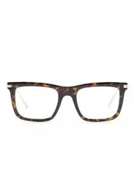 Gucci Eyewear очки GG1438O в квадратной оправе, коричневый