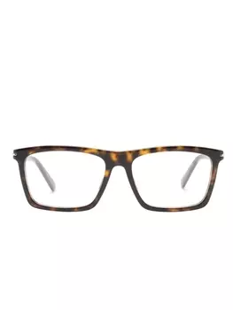 Gucci Eyewear очки GG14450 в прямоугольной оправе, коричневый
