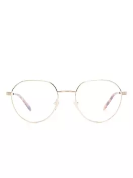 Gucci Eyewear очки GG1458O в металлической оправе, золотистый