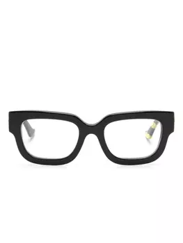 Gucci Eyewear очки GG1548O в квадратной оправе, черный