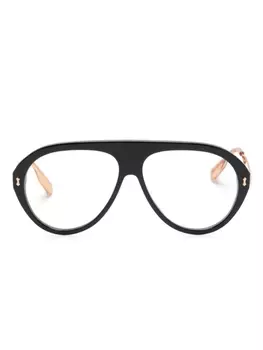 Gucci Eyewear очки-пилоты, черный