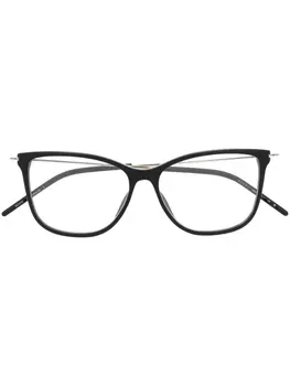 Gucci Eyewear очки трапециевидной формы, черный