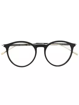 Gucci Eyewear очки в круглой оправе, черный