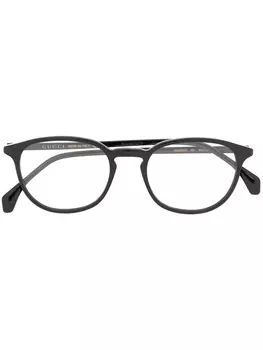 Gucci Eyewear очки в круглой оправе, черный