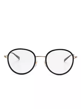 Gucci Eyewear очки в круглой оправе, черный