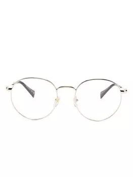 Gucci Eyewear очки в круглой оправе, черный