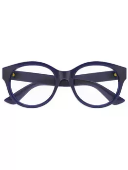 Gucci Eyewear очки в круглой оправе, фиолетовый