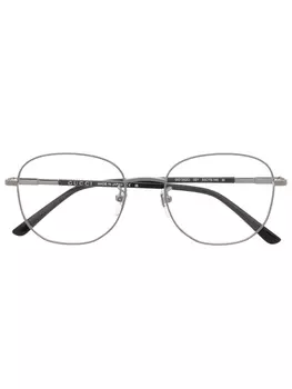 Gucci Eyewear очки в круглой оправе, серебристый