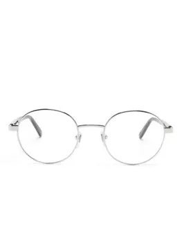 Gucci Eyewear очки в круглой оправе, серебристый