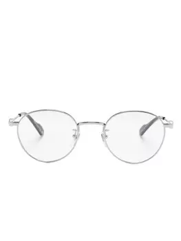 Gucci Eyewear очки в круглой оправе, серебристый
