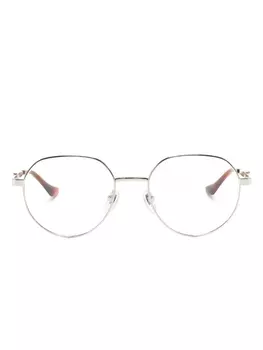Gucci Eyewear очки в круглой оправе, серебристый