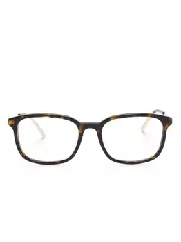 Gucci Eyewear очки в квадратной оправе черепаховой расцветки, черный