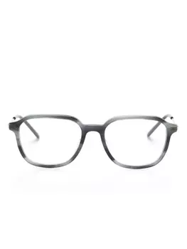 Gucci Eyewear очки в квадратной оправе черепаховой расцветки, черный