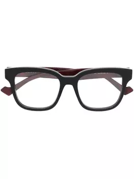 Gucci Eyewear очки в квадратной оправе, черный