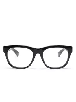 Gucci Eyewear очки в квадратной оправе, черный