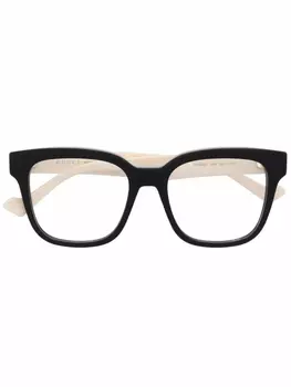 Gucci Eyewear очки в квадратной оправе, черный