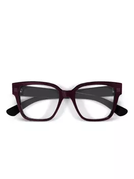 Gucci Eyewear очки в квадратной оправе, красный
