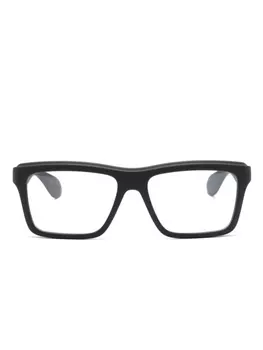 Gucci Eyewear очки в квадратной оправе с логотипом, черный