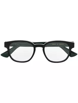 Gucci Eyewear очки в квадратной оправе с логотипом, зеленый