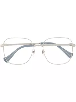 Gucci Eyewear очки в квадратной оправе, серебристый