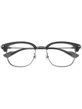 Gucci Eyewear очки в квадратной оправе, серый