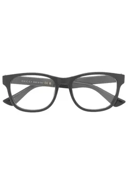 Gucci Eyewear очки в квадратной оправе, серый
