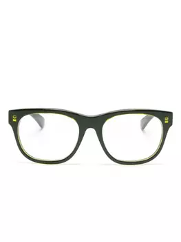 Gucci Eyewear очки в квадратной оправе, зеленый