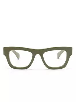 Gucci Eyewear очки в квадратной оправе, зеленый