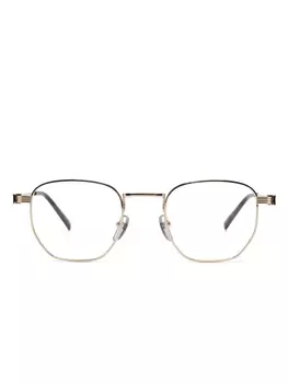 Gucci Eyewear очки в квадратной оправе, золотой