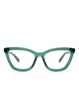 Gucci Eyewear очки в оправе 'бабочка', зеленый