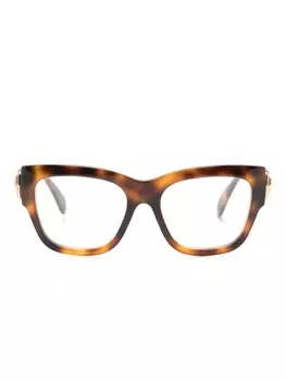 Gucci Eyewear очки в оправе черепаховой расцветки, коричневый