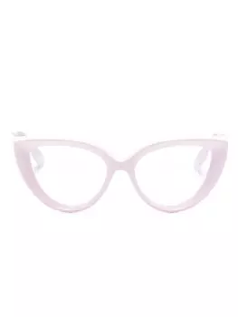 Gucci Eyewear очки в оправе 'кошачий глаз', розовый