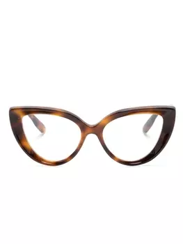 Gucci Eyewear очки в оправе 'кошачий глаз', коричневый
