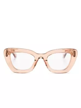 Gucci Eyewear очки в оправе 'кошачий глаз', коричневый