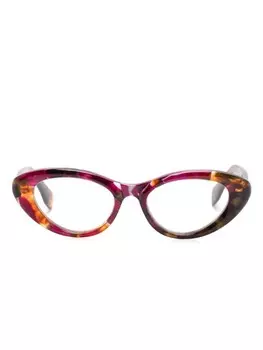 Gucci Eyewear очки в оправе 'кошачий глаз', розовый