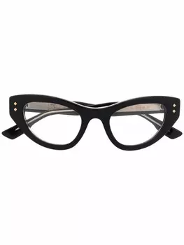 Gucci Eyewear очки в оправе 'кошачий глаз', черный