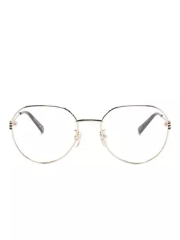 Gucci Eyewear очки в оправе панто, черный