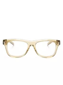 Gucci Eyewear очки в овальной оправе, нейтральный цвет