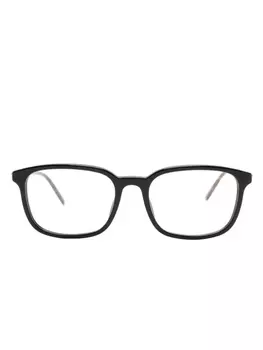Gucci Eyewear очки в овальной оправе, коричневый