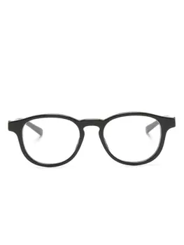 Gucci Eyewear очки в овальной оправе, коричневый