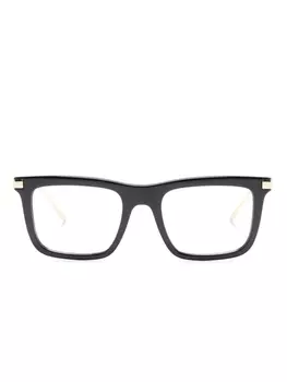 Gucci Eyewear очки в прямоугольной оправе, черный