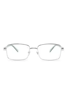Gucci Eyewear очки в прямоугольной оправе, зеленый